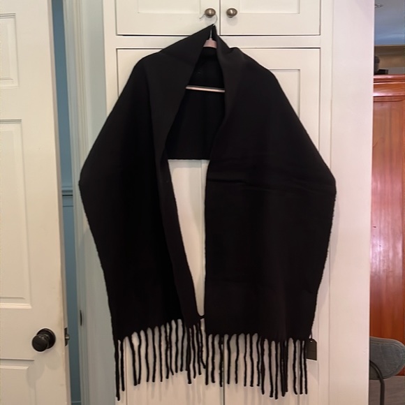 NWT All Saints Brushed Wool Blanket Scarf - Picture 2 of 4